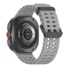 Tech-Protect Iconband Pro silikónový náramok pre Samsung Galaxy Watch Ultra 1/2 47mm sivý