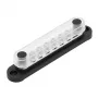 Busbar Solvian 48V 150A – 4-bolcový pocínovaný medený rozvodný blok pre DC systémy