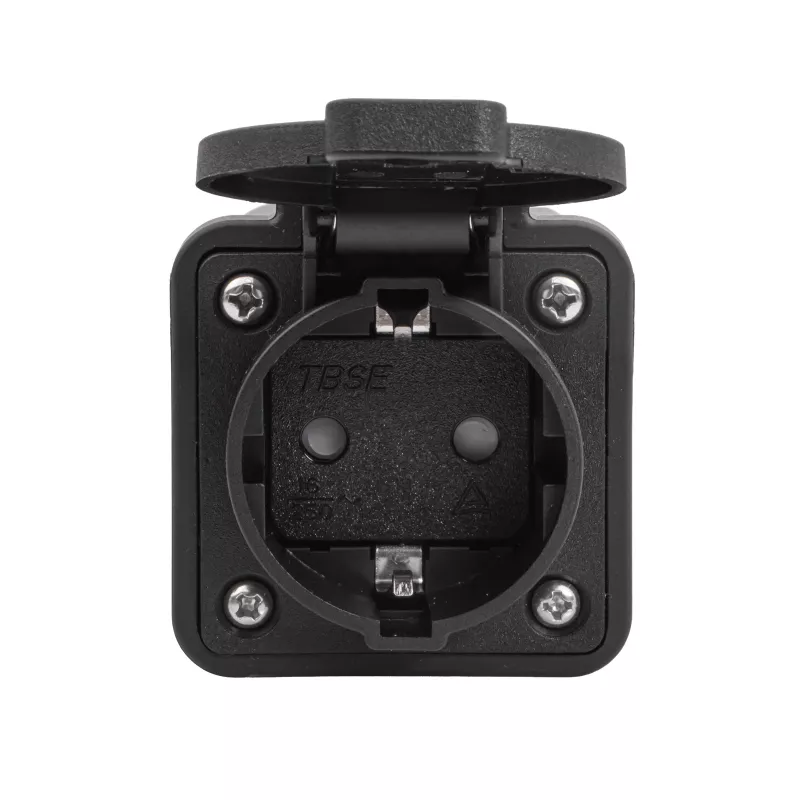 Akyga AK-SC-E29 Adaptér nabíjacej stanice, Type 2 (konektor samec) na Schuko zásuvku, 13 A, 3,5 kW