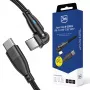 3MK Hyper Cable N-SERIES USB-C na USB-C 2m 20V/3A 60W čierna - otočný