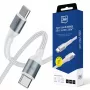 3mk Hyper Cable N-SERIES USB-C na USB-C 1m 100W biela