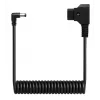 Newell D-Tap na DC 5,5x2,5mm špirálový kábel, 90cm, čierny