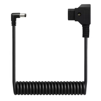 Newell D-Tap na DC 5,5x2,5mm špirálový kábel, 90cm, čierny