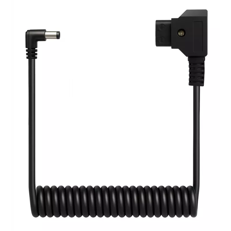 Newell D-Tap na DC 5,5x2,5mm špirálový kábel, 90cm, čierny