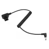 Newell D-Tap na DC 5,5x2,5mm špirálový kábel, 90cm, čierny
