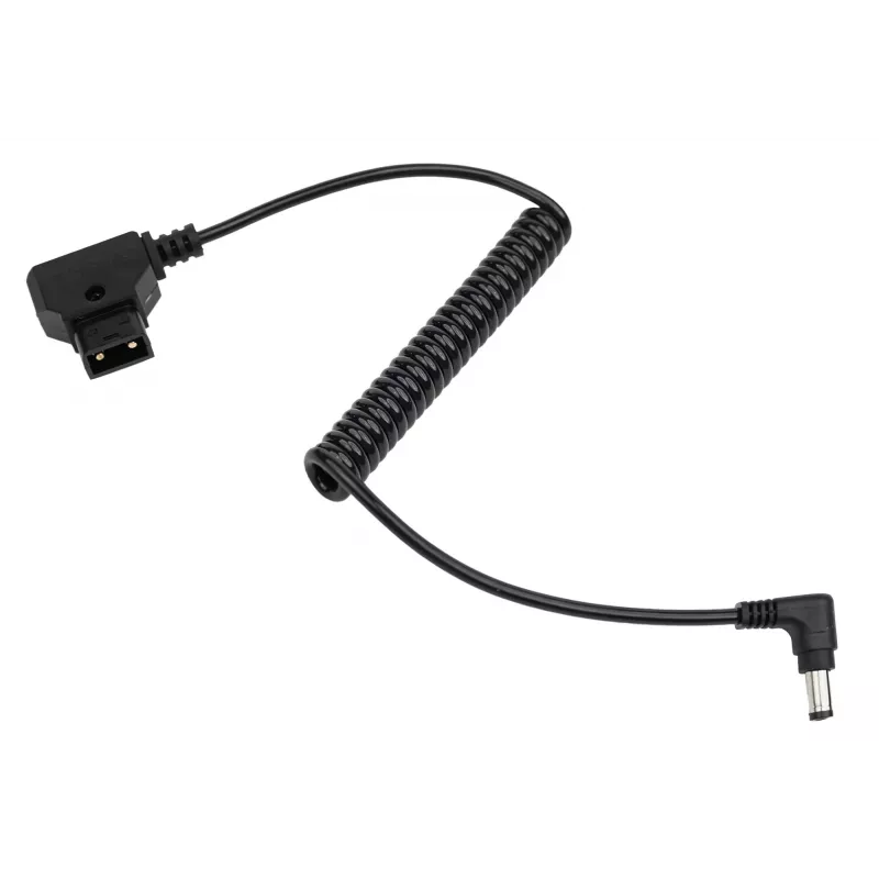 Newell D-Tap na DC 5,5x2,5mm špirálový kábel, 90cm, čierny