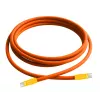 Newell USB-C na USB-C kábel 100W, 2m, silikón, oranžovo-žltý