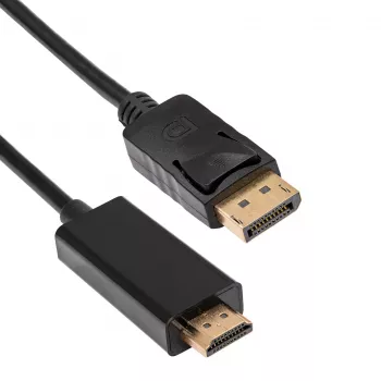 AKYGA AK-AV-05 kábel DisplayPort na HDMI 1,8 m čierny