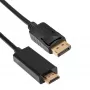 AKYGA AK-AV-05 kábel DisplayPort na HDMI 1,8 m čierny
