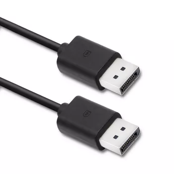 Qoltec kábel DisplayPort v1.2, konektor samec na konektor samec, 1,8 m, čierny, 4K 60Hz