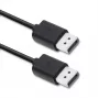Qoltec kábel DisplayPort v1.2, konektor samec na konektor samec, 1,8 m, čierny, 4K 60Hz