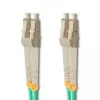Qoltec LC/UPC na LC/UPC 2,0 m tyrkysový OM3 multimódový duplexný optický patch kábel