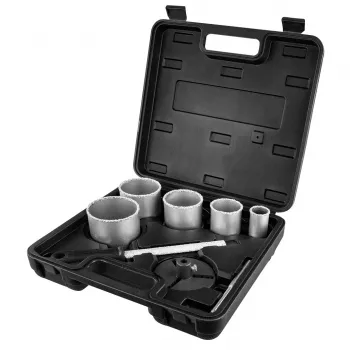 GRAPHITE sada volfrámových vykružovacích píl 32-83 mm, 8 kusov
