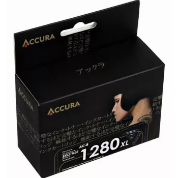 ACCURA AC-B1280BXL vysokokapacitná čierna atramentová kazeta pre Brother LC1280XLBK