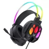 Wozinsky WSG-1118 drôtový herný headset s RGB osvetlením a mikrofónom - čierny
