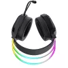 Wozinsky WSG-1118 drôtový herný headset s RGB osvetlením a mikrofónom - čierny