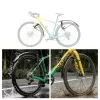 ROCKBROS FK-892 Nastaviteľné terénne blatníky na bicykel, čierne