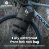 ROCKBROS AS-156 vodoodolná taška na bicyklovú vidlicu 7L čierna