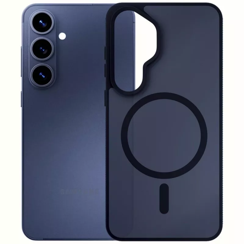 3MK Smoke MagCase pre Samsung Galaxy S26 - čierne (priesvitné) puzdro kompatibilné s MagSafe