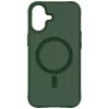 3MK Smoke MagCase pre Apple iPhone 17 - zelené priesvitné MagSafe puzdro s vojenskou ochranou proti pádu