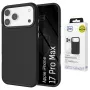 3MK Fortis MagCase pre Apple iPhone 17 Pro Max - transparentné MagSafe puzdro na zadnej strane