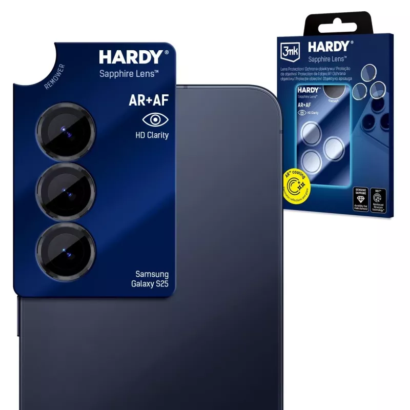 3MK PROTECTION Samsung Galaxy S25 - 3mk Hardy zafírový objektív
