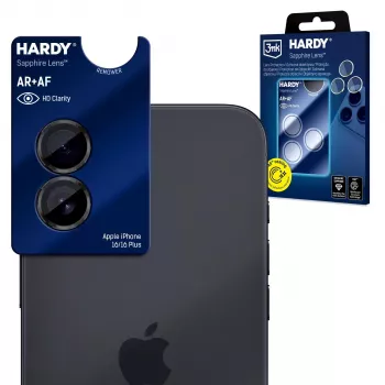 3MK PROTECTION Apple iPhone 16/16 Plus/17 - 3mk Hardy zafírový objektív