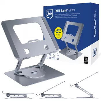 3mk Solid Stand - strieborný univerzálny stojan na telefón a tablet