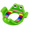 LEAN TOYS Nástavec na detskú toaletnú dosku, mäkké sedenie s držadlami, zelené