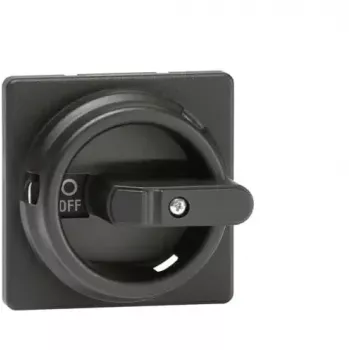 ABB OZ331SPB okrúhla otočná rukoväť, čierna, 6 mm hriadeľ, IP65, pre odpojovače zaťaženia OT16-1250