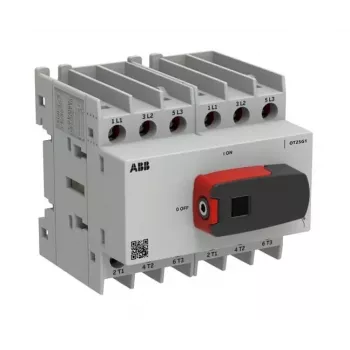 ABB OT Plus OT25G1-6BS25 A odpojovač zaťaženia, Frame G1, 6-pólový, s rukoväťou