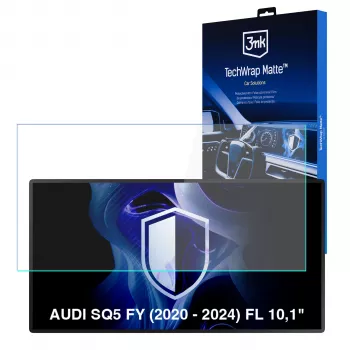 3MK PROTECTION TechWrap matná ochranná fólia displeja pre Audi SQ5 FY Facelift (2020-2024) 10,1-palcový centrálny displej