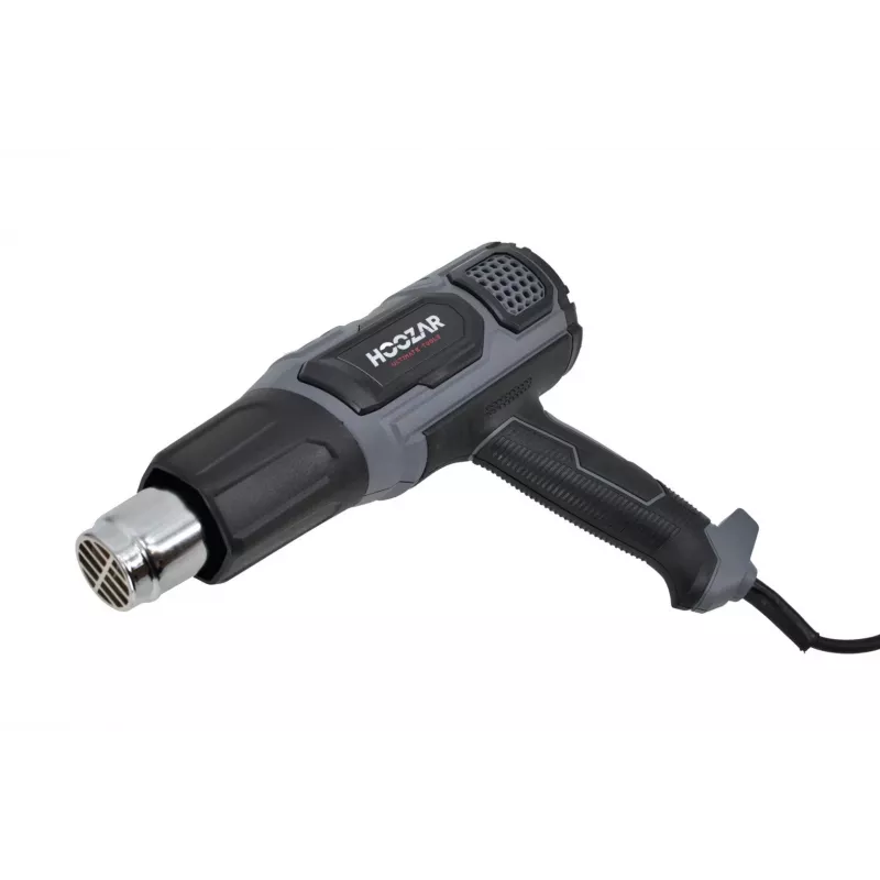 HOOZAR 2000W teplovzdušná pištoľ s nastaviteľnou teplotou, LCD displej, 4 trysky a kufrík