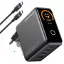 Vention 140W GaN nabíjačka s 1x USB-A, 3x USB-C a USB-C na USB-C kábel 1m