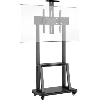 MOZOS 1700 mobilný TV stojan pre 32-70 palcové televízory a monitory, VESA do 600x400, výškovo nastaviteľný, čierny