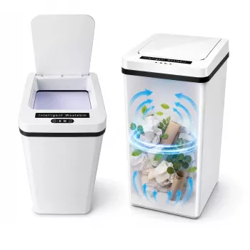 MOZOS FH-2 biely automatický senzorový odpadkový kôš 35L