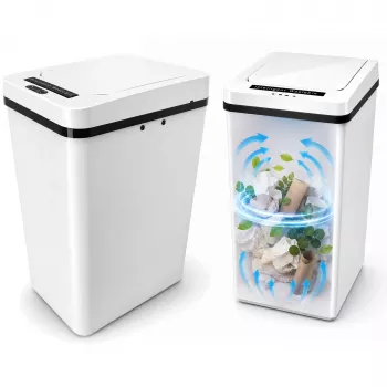 MOZOS FH-2 biely automatický senzorový odpadkový kôš 35L