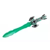 LEAN TOYS Space Knight kostýmová sada so svetelným mečom, maskou a putami