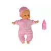 LEAN TOYS Sweet Baby bábika ružová fľaša zvuky interaktívna 30cm bábika s fľašou