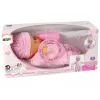 LEAN TOYS Sweet Baby bábika ružová fľaša zvuky interaktívna 30cm bábika s fľašou