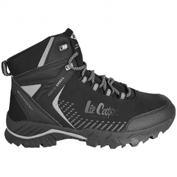 Lee Cooper pánske voľnočasové šnurovacie topánky čierne LCJ-22-01-1399M