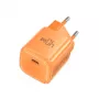 Crong NEO GaN nabíjačka 40W USB-C PD 3.2 s AVS (oranžová)