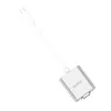 ORICO PTAV USB-C na VGA a 3,5-mm audio adaptér, Full HD 1080p, 15 cm, strieborný