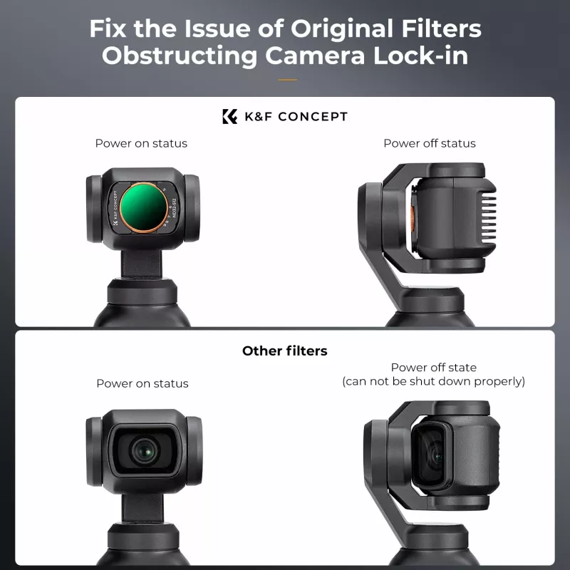 KF variabilný ND filter ND32-ND512 Nano-X pre DJI Osmo Pocket 3
