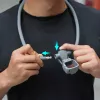 SUNNYLIFE flexibilný nákrčník pre DJI Osmo Pocket 3/4, POV akčné kamery, čierny
