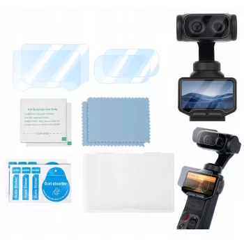 SUNNYLIFE 2x ochranné sklo displeja 9H pre LCD a šošovku pre Insta360 Luna Ultra / LU-BHM248-2