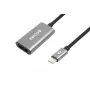 Accura USB-C na HDMI 4K 60Hz adaptérový kábel M/F 0,23m