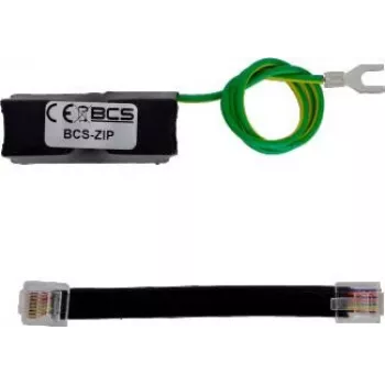 BCS-ZIP Ethernet prepäťová ochrana pre PoE a Gigabit-LAN – do 90 W, 2 kA, hliníkové puzdro