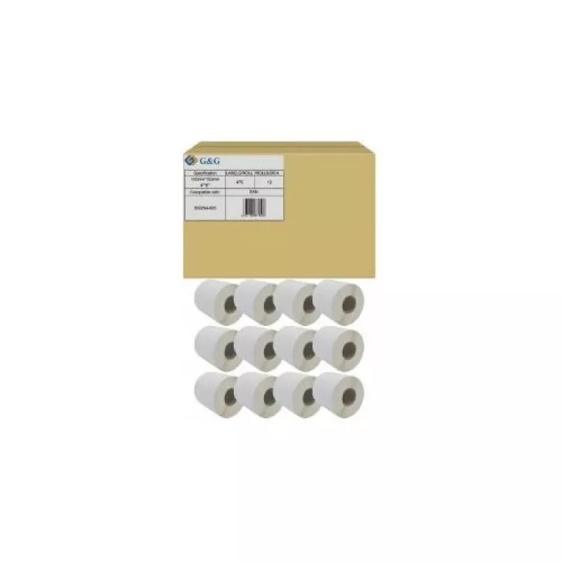 G&G Zebra 800294-605 12x475 termotransferové etikety 102x152mm perforované