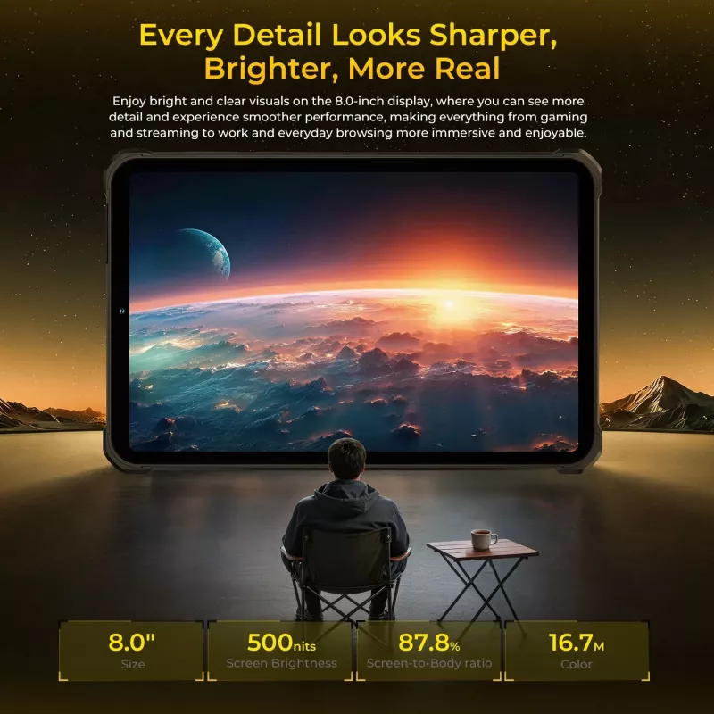 OUKITEL RT11 5G odolný tablet 8GB/128GB čierny 10000mAh